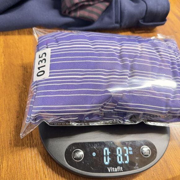 Nike Golf Dri Fit Shirt Mens XL Purple Striped Short Sleeve Polo Rugby Swoosh - Picture 14 of 14